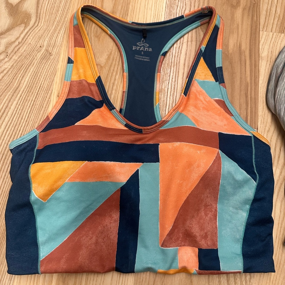 Prana Women's Multicolor Abstract Sports Bra